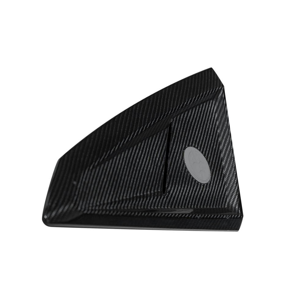 DUMMAR Lamborghini Urus SE carbon fibre C pillar trim with metal badge