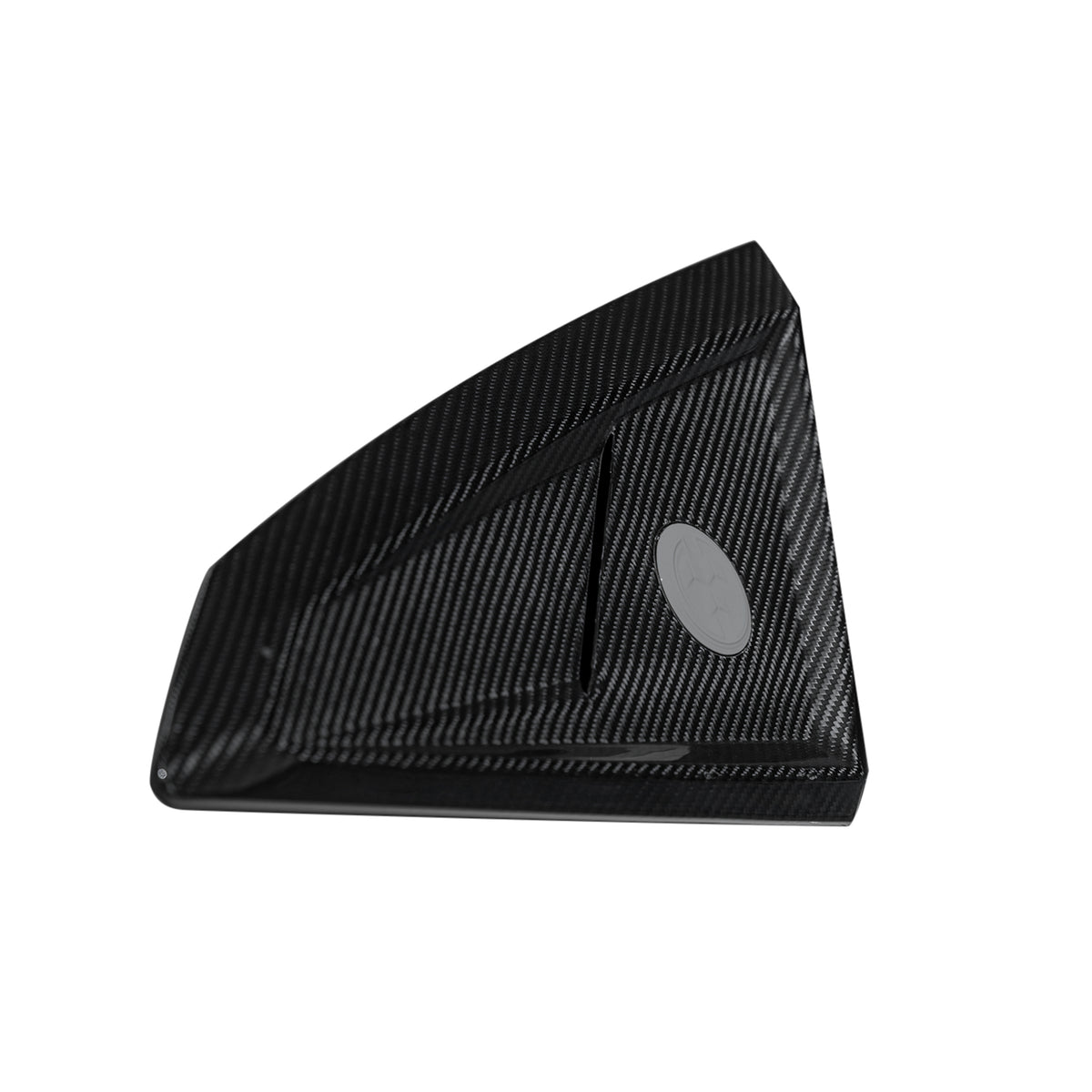 DUMMAR Lamborghini Urus SE carbon fibre C pillar trim with metal badge