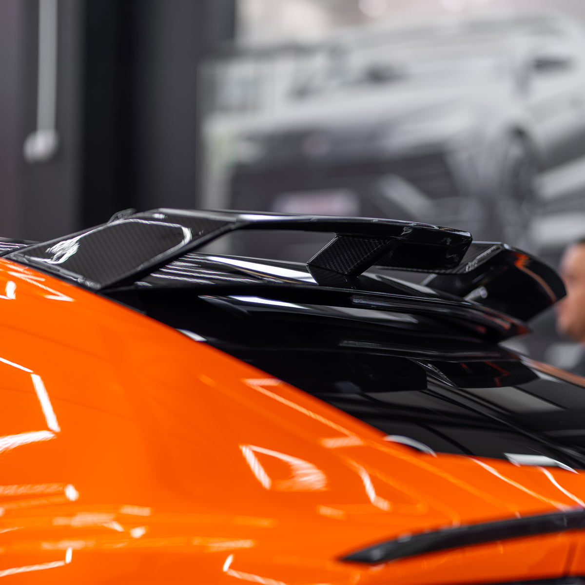 DUMMAR top spoiler wing design installed on the Lamborghini Urus SE